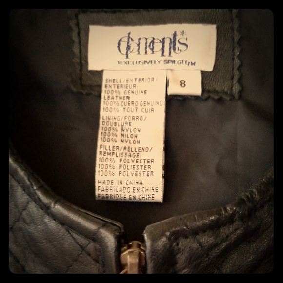 Diamond Cut Quilted Black Leather Vest - Picture 3 of 4